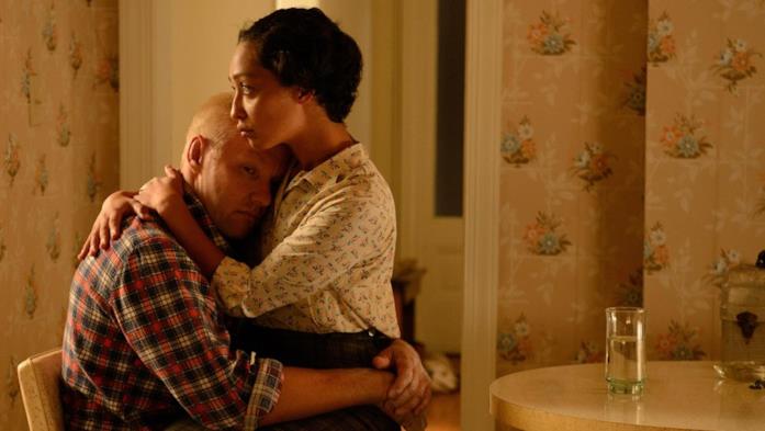 Gli attori del film Loving scena di Loving