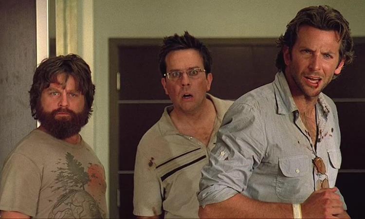 Alan, Stu e Phil in una scena di Una notte da leoni