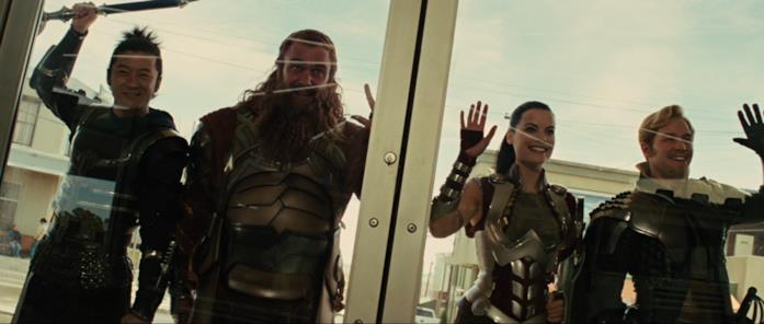 Lady Sif e i Tre Guerrieri, cosa gli è successo? Lady Sif e i Tre Guerrieri salutano Thor