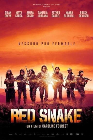 Poster Red Snake