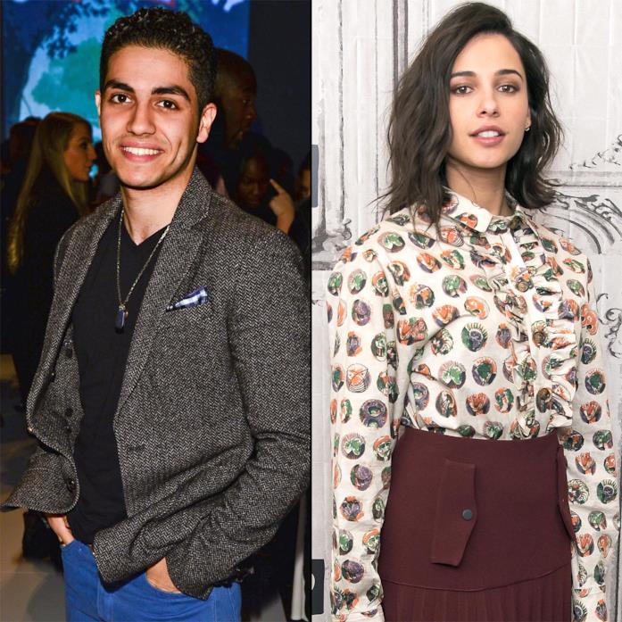 Mena Massoud e Naomi Scott Collage tra Mena Massoud e Naomi Scott