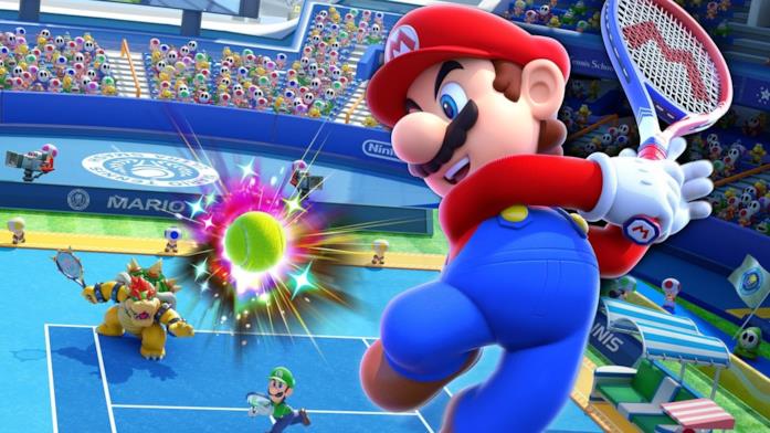 Super Mario torna sui campi da tennis con Mario Tennis Aces