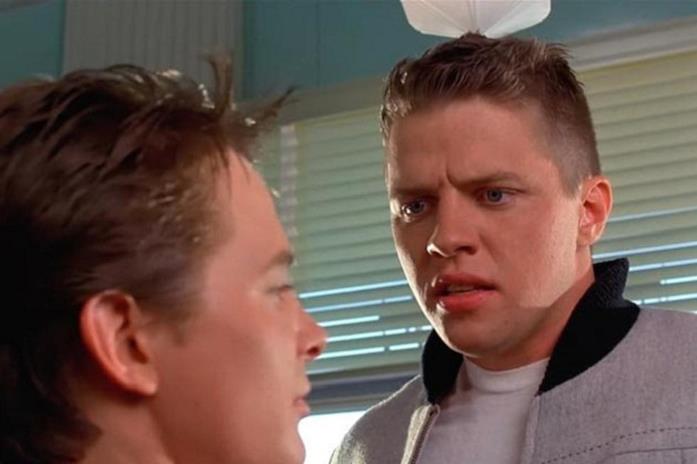 Biff Tannen - Ritorno al futuro Una scena di Biff in Ritorno al futuro