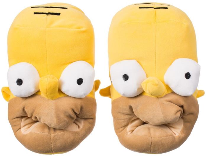 I Simpson: i migliori regali di Natale per i vostri amici e partner! Le fantastiche pantofole di Homer Simpson
