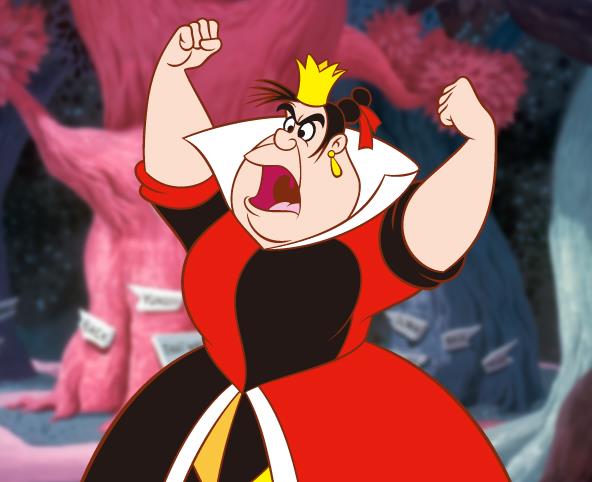 Alice Nel Paese Delle Meraviglie La Regina Di Cuori I migliori cattivi Disney di sempre