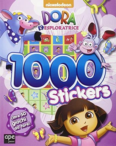1000 stickers. Dora L'Esploratrice. Con adesivi. Ediz. illustrata