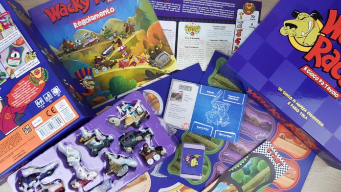 Il contenuto dell'edizione Deluxe Il contenuto dell'edizione Deluxe di Wacky Races