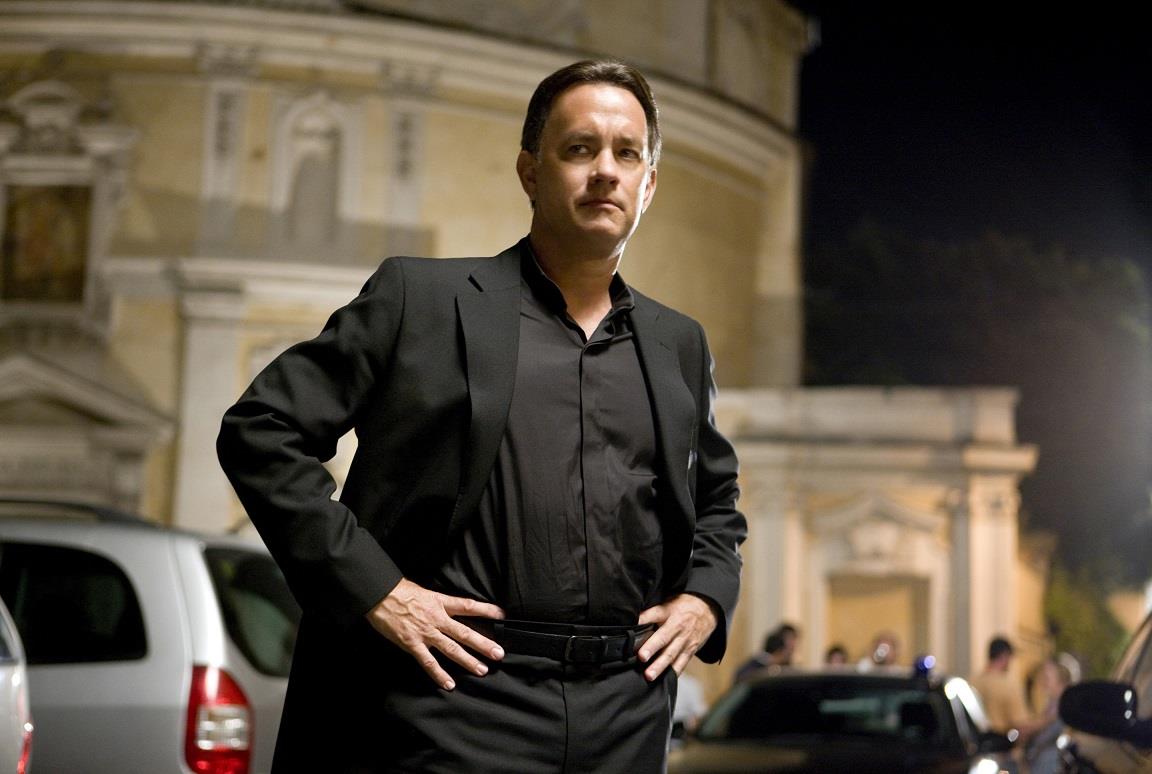 Tom Hanks nel ruolo di Robert Langdon