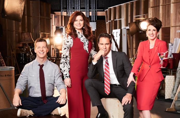 Sean Hayes, Debra Messing, Eric McCormack e Megan Mullally