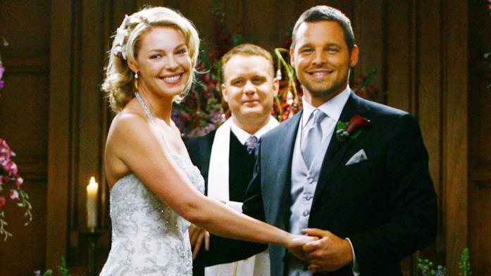 Izzie e Alex sposi in Grey's Anatomy Izzie e Alex nell'episodio del matrimonio