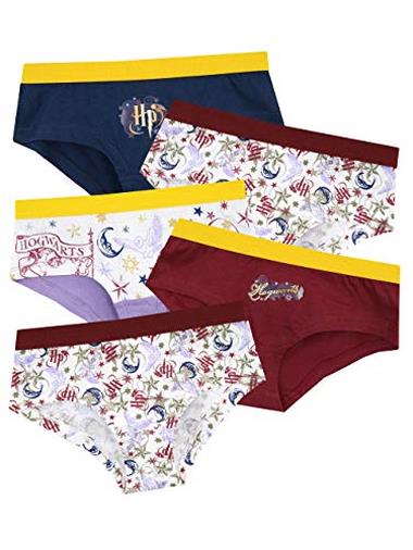 Harry Potter - Mutandine Confezione da 5 - Hogwarts - 9-10 Anni