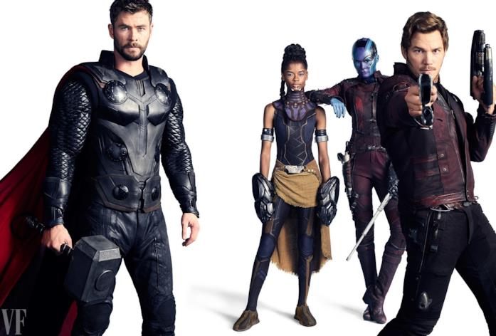10 anni di cinema dei Marvel Studios negli scatti di Vanity Fair Da Chris Hemsworth a Chris Pratt, i supereroi Marvel immortalati da Vanity Fair
