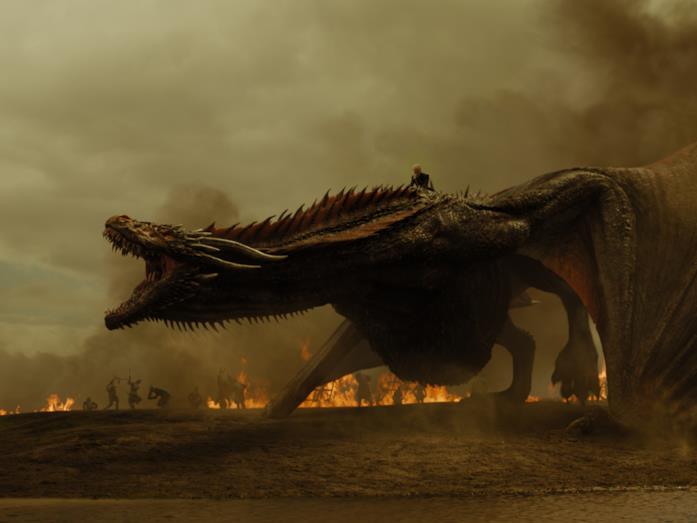 Daenerys e Drogon Daenerys in groppa a Drogon