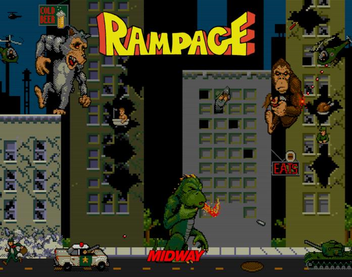 Il videogioco di Rampage Rampage videogioco