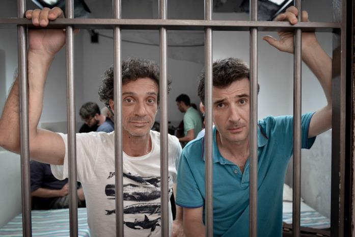 Andiamo a quel paese Una scena di Andiamo a quel paese dietro le sbarre