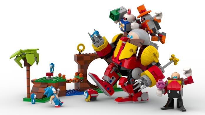 Sonic LEGO Set Sonic Sega Lego