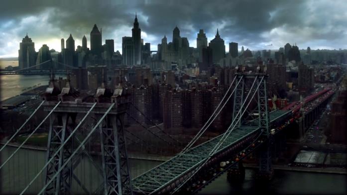 Gotham City, cittadina immaginaria del mondo di Batman Una Gotham City dark