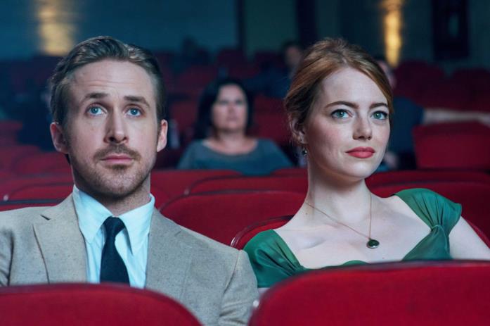 Ryan Gosling in La La Land Una scena di La La Land