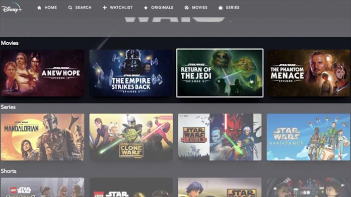 Tutti i Film di Star Wars su Disney+ Tutti i Film di Star Wars su Disney+