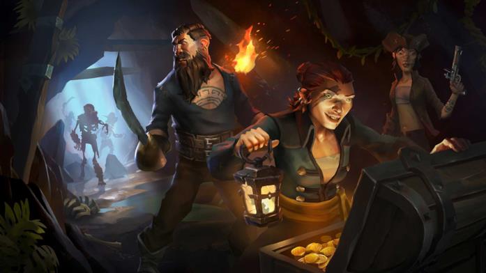 A caccia di tesori in Sea of Thieves