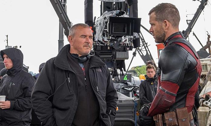 Tim Miller e Ryan Reynolds sul set di Deadpool