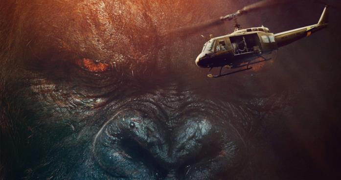 Il poster ufficiale di Kong: Skull Island