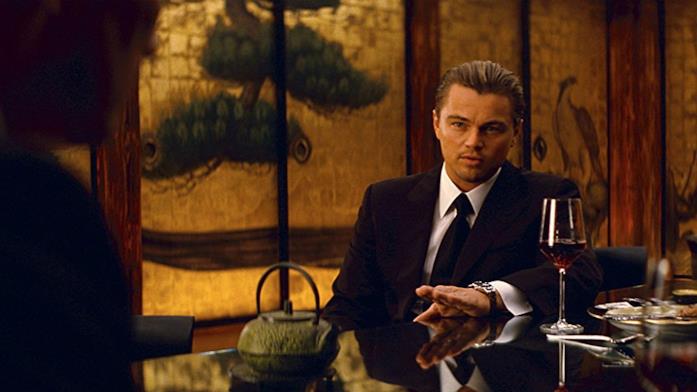Leonardo DiCaprio in una scena di Inception Leonardo DiCaprio, protaognista di Inception