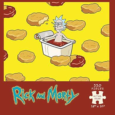 USAopoly Rick And Morty Szechuan Hot Tub Jigsaw Puzzle (550 Piece)