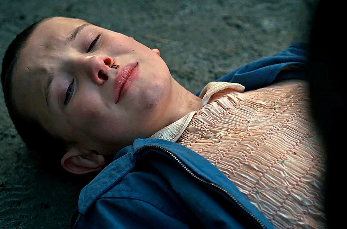 Mike ed Eleven in una scena di Stranger Things