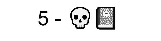 Riconosci la serie dagli emoji? Livello medio 5 Emoji teschio diario