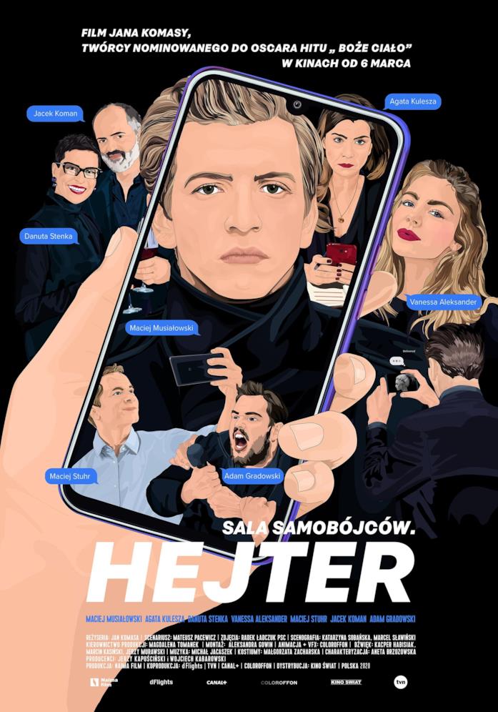 The Hater Il poster polacco del film