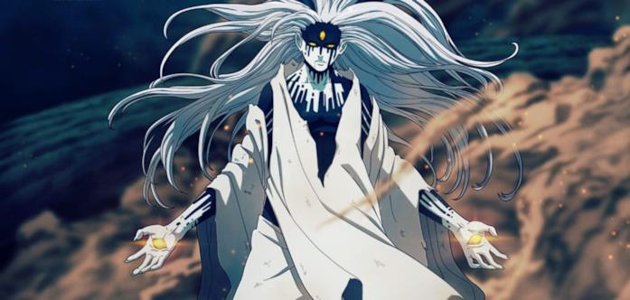 Momoshiki ha dichiarato di poter sconfiggere Kaguya Momoshiki può trasportarsi tra le dimensioni