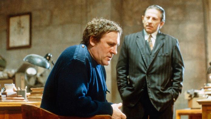 Una pura formalità: Gerard Depardieu e Roman Polanski Una pura formalità: Gerard Depardieu e Roman Polanski in una scena del film