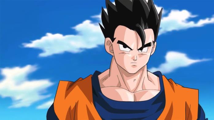 Gohan in una scena di Dragon Ball Z