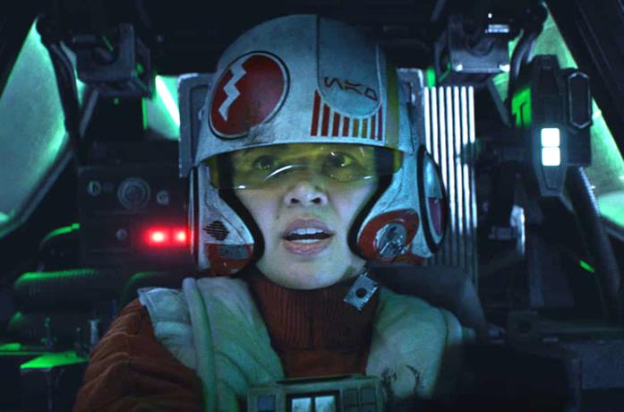 Jess Pava in una scena di Star Wars