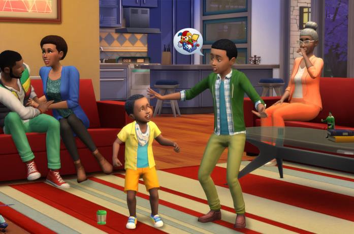 Alcuni avatar del gioco The Sims 4