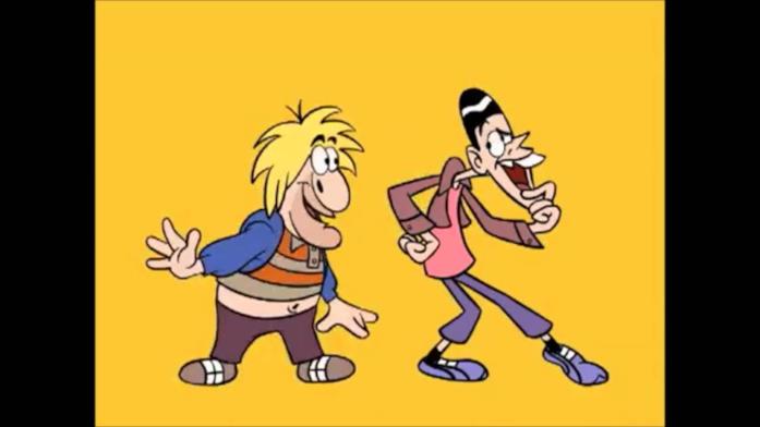 Nel 1995 Lloyd Christmas e Harry Dunne diventano un cartone animato Il cartone animato di Hanna-Barbera di Scemo & più scemo