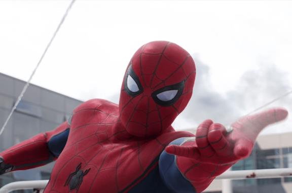 Un'immagine di Spider-Man in Civil War