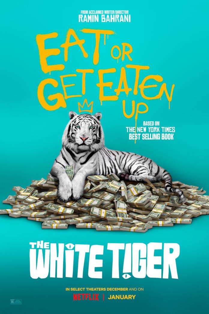 The White Tiger locandina La locandina di The White Tiger