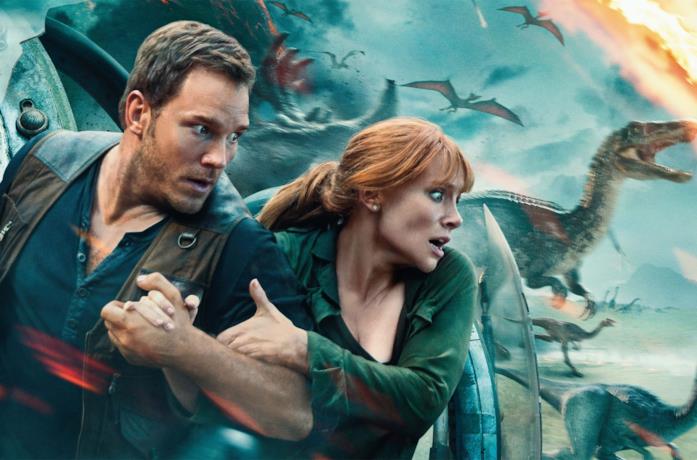 Una scena dal film Jurassic World: Il regno distrutto