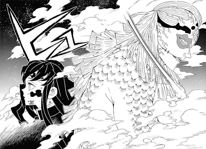 Gyokko di Demon Slayer Gyokko la luna crescente