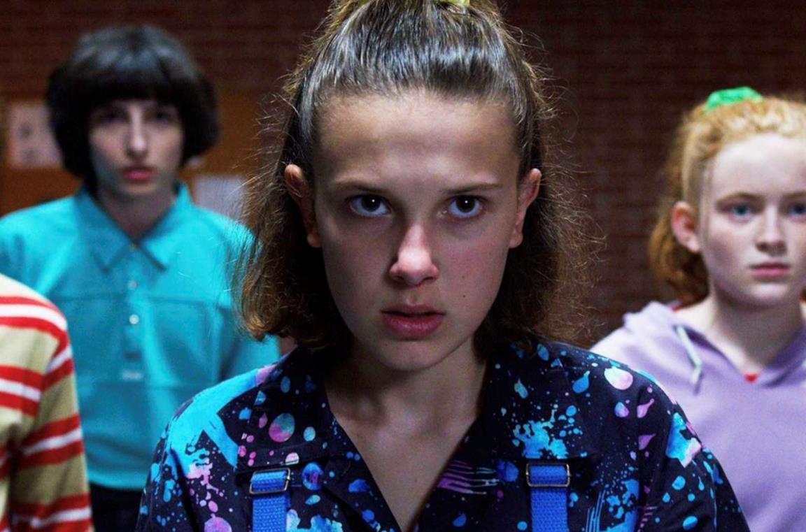 Un'immagine di Millie Bobby Brown in Stranger Things