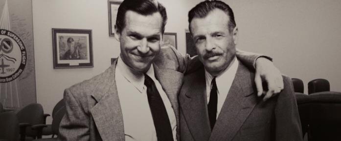 Gerald Sanders nel film Iron Man Gerald Sanders nelle foto di Howard Stark mostrate in Iron Man
