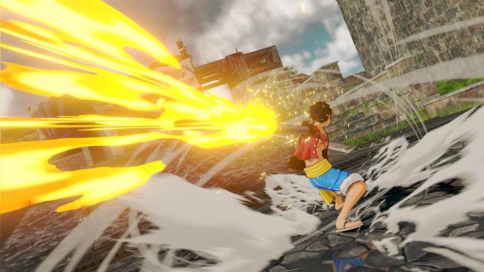One Piece World Seeker Gom Gom Red Hawk Red Hawk Rufy