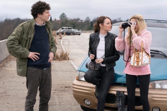 Zoey Deutch e i protagonisti di Zombieland Zoey Deutch e i protagonisti di Zombieland - Doppio Colpo