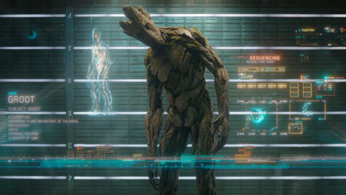 Groot in Guardiani della Galassia Una foto di Groot