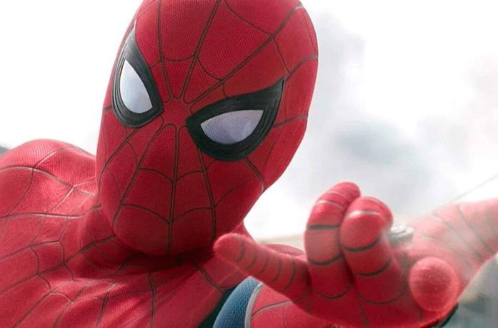 Un primo piano di Spider-Man
