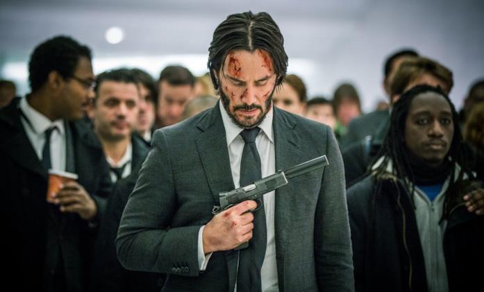 Keanu Reeves nei panni di John Wick