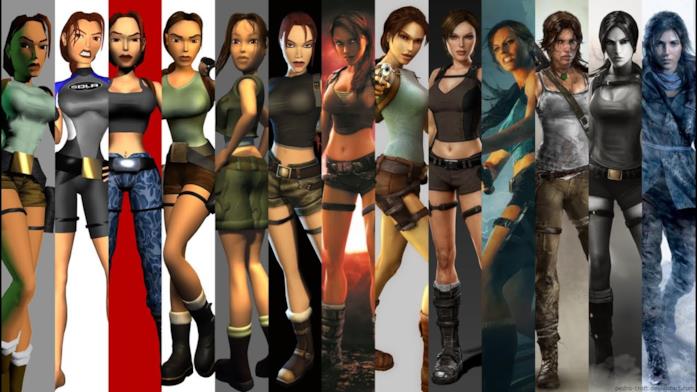 L'evoluzione di Lara Croft in Tomb Raider Lara Croft in 25 anni di storia