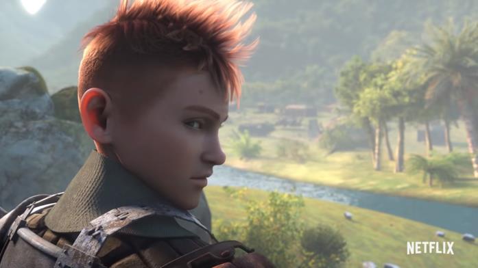 Monster Hunter anime protagonista Monster Hunter Aide
